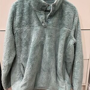 Eddie Bauer Women's Fleece Jacket in Light Gray